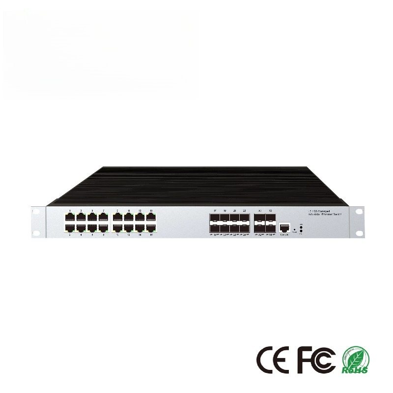 Sfp+ 10G Managed Switch 8 Port - Switch Ethernet Industri Terkelola dengan 16