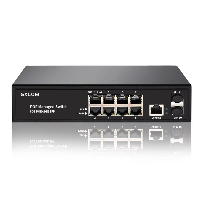 Managed Gigabit Poe Switch 8 Port 802.3At - Switch Ethernet PoE 8 Port Gigabit