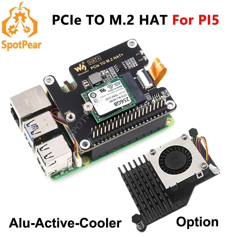 Raspberry Pi 5 8Gb - Raspberry Pi5 papan ekstensi PCIe ke