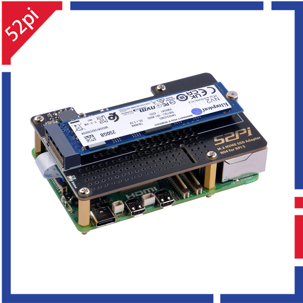 Turing Pi 2 - Papan adaptor ekstensi Raspberry Pi, 52Pi