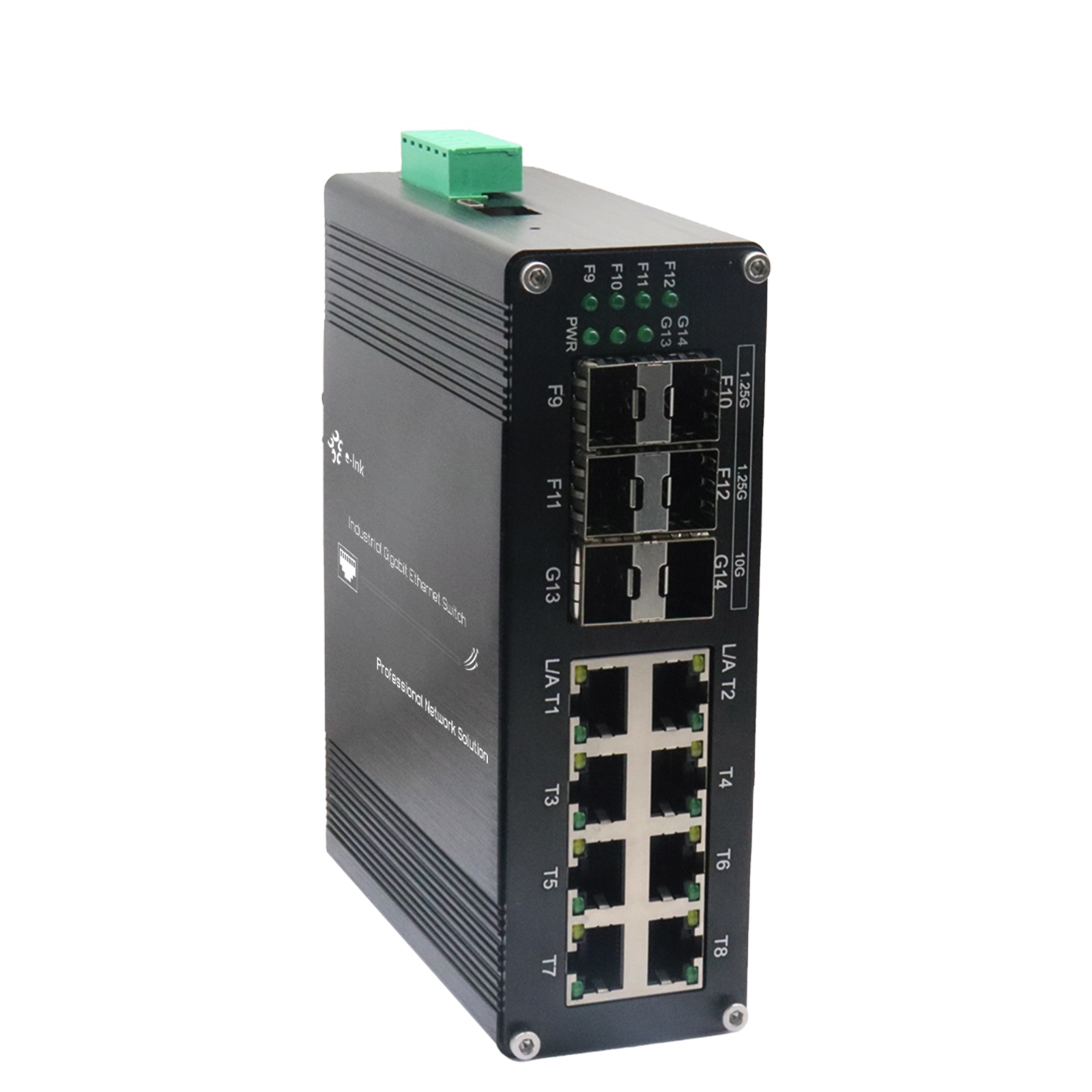 Sfp+ 10G Managed Switch 8 Port - Switch Ethernet Terkelola Industri L2+ 8-Port