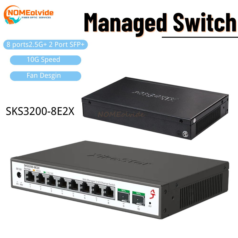 Sfp+ 10G Managed Switch 8 Port - Switch Ethernet SKS3200 XikeStor 10 Port