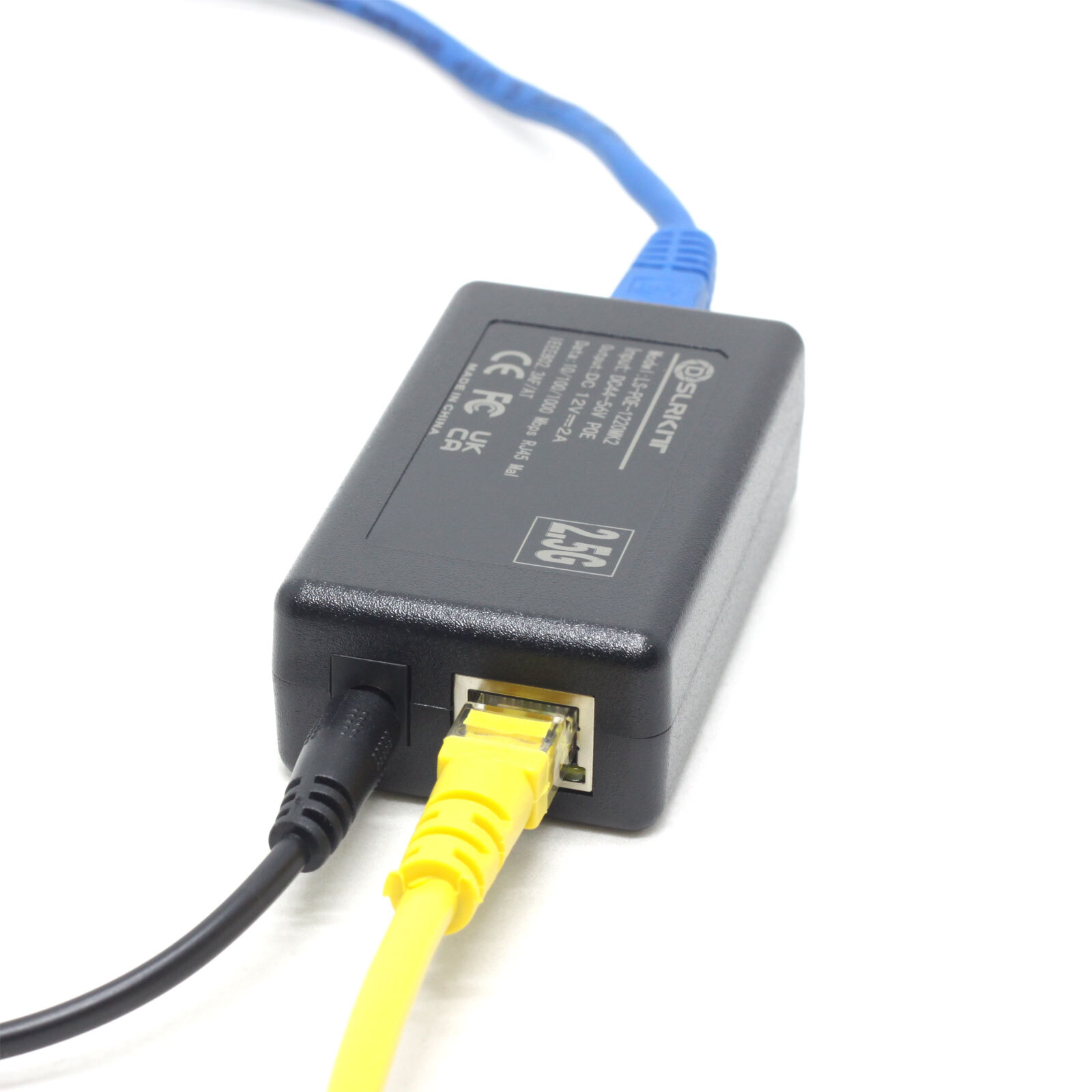 Splitter PoE Aktif Gigabit 2.5 - Active Poe Splitter Gigabit 12V 2A ulasan dan harga