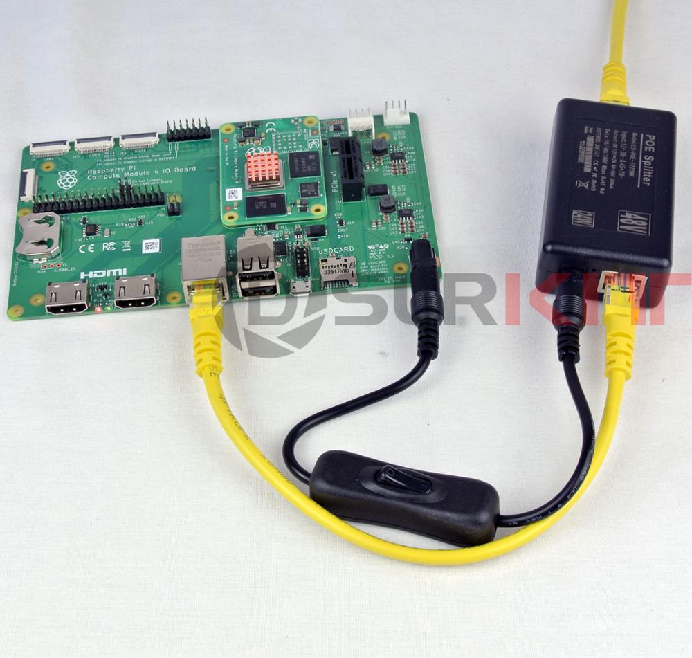 DSLRKIT Gigabit 12V2A Aktif Po - Active Poe Splitter Gigabit 12V 2A ulasan dan harga