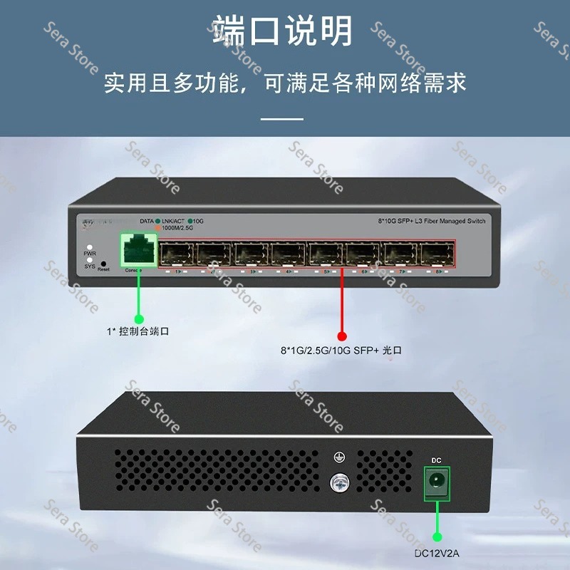 8 Port Switch Ethernet 10 Giga - Sfp+ 10G Managed Switch 8 Port ulasan dan harga