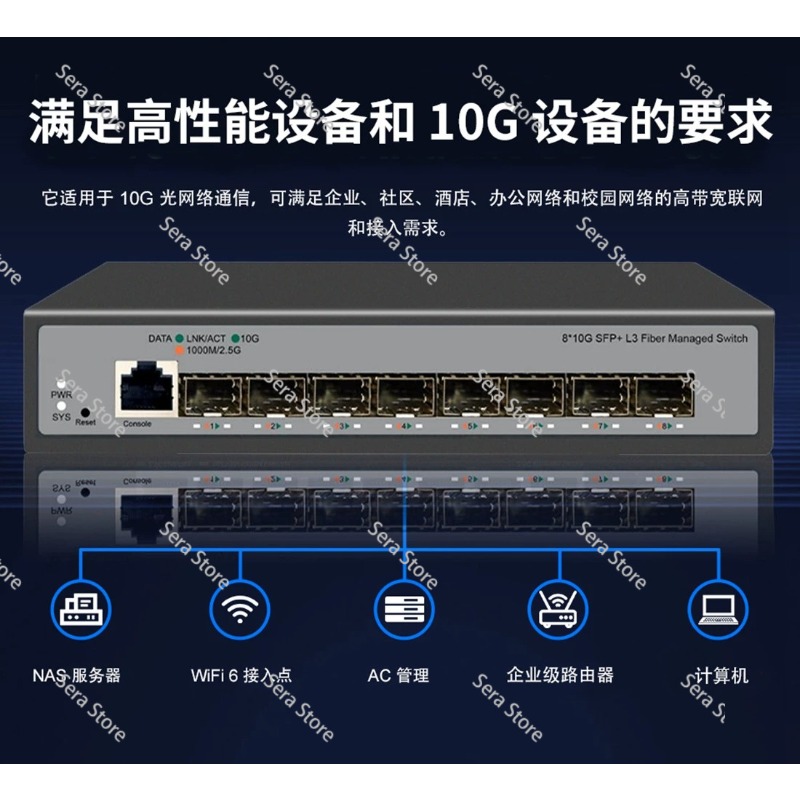 8 Port Switch Ethernet 10 Giga - Sfp+ 10G Managed Switch 8 Port ulasan dan harga