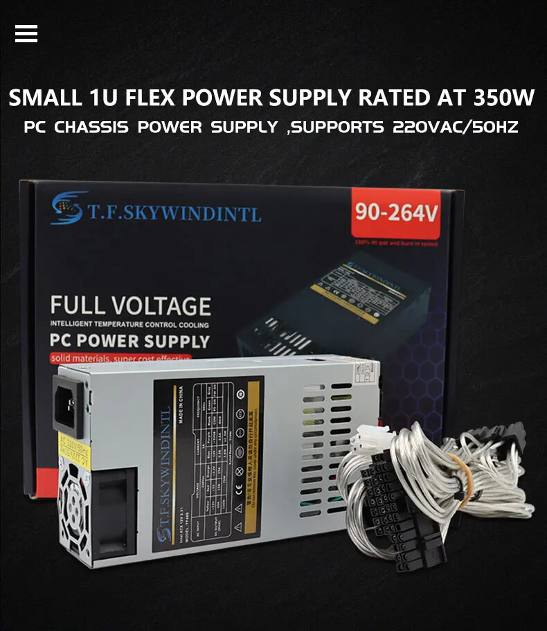 PSU ATX Full Module Baru 500W, - Atx Power Supply 1U Flex 500W ulasan dan harga