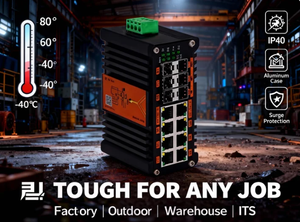 Switch PoE Terkelola Industri  - Managed Gigabit Poe Switch 8 Port 802.3At ulasan dan harga
