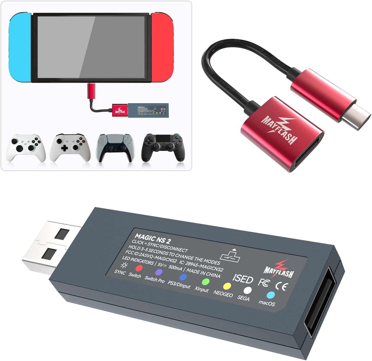 MAYFLASH Magic NS2 Adaptor USB - Turing Pi 2 ulasan dan harga